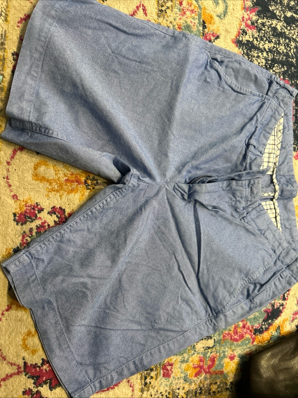 Bonobos Light Blue Men's Cotton Blend Shorts 32